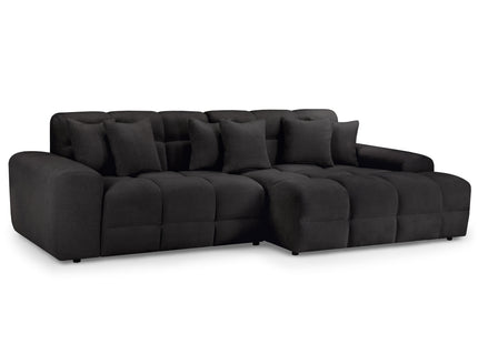 Jacob Sofa Black Right Hand Facing Corner