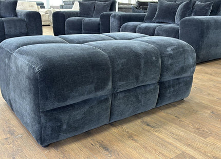 Jacob Sofa Black Footstool