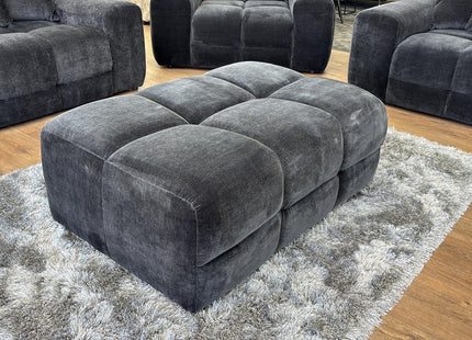 Jacob Sofa Black Footstool