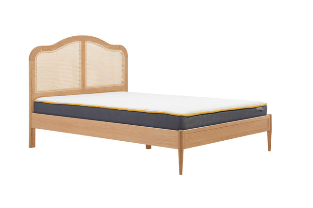 Leonie Rattan Bed Oak