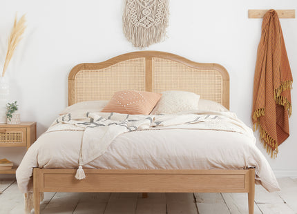 Leonie Rattan Bed
