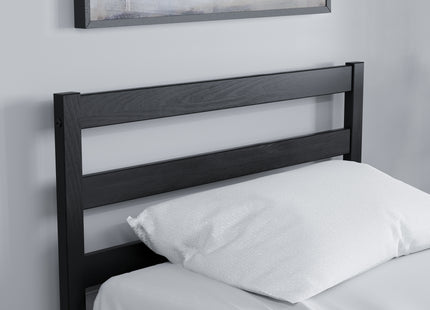 Luka Bed Frame in Black Pine