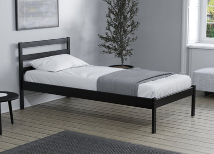 Luka Bed Frame in Black Pine