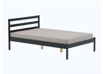 Luka Bed Frame in Black Pine