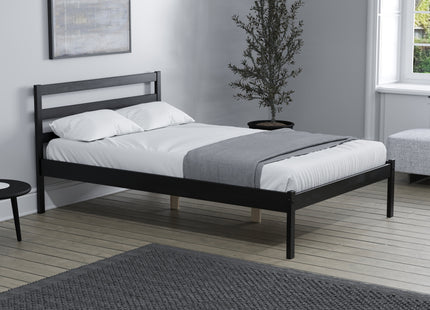 Luka Bed Frame in Black Pine