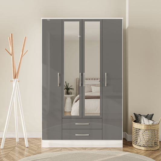Lynx Wardrobe With Mirror