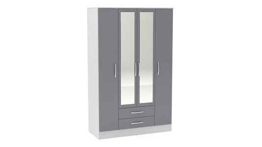 Lynx Wardrobe With Mirror