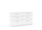 6 Drawer / White