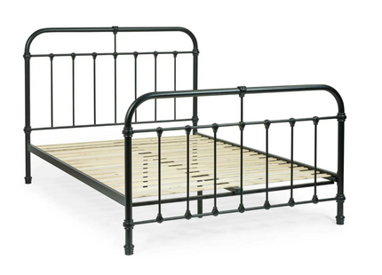 Lotte Black Metal Bed Frame
