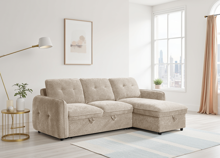 Moscow Sofabed Beige Universal Corner