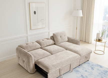 Moscow Sofabed Beige Universal Corner