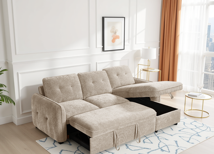 Moscow Sofabed Beige Universal Corner