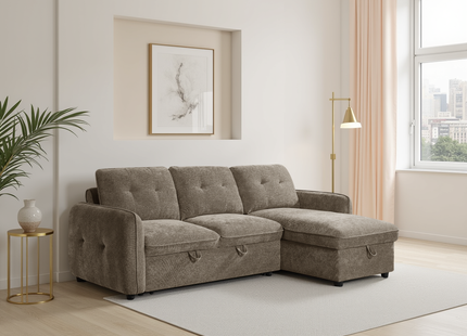 Moscow Sofabed Brown Universal Corner