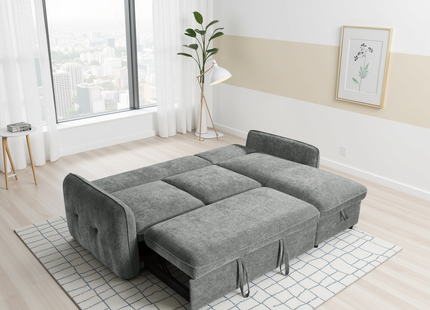 Moscow Sofabed Grey Universal Corner