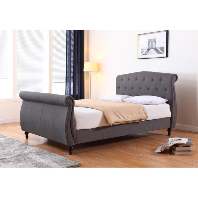 Marina Linen Fabric Bed