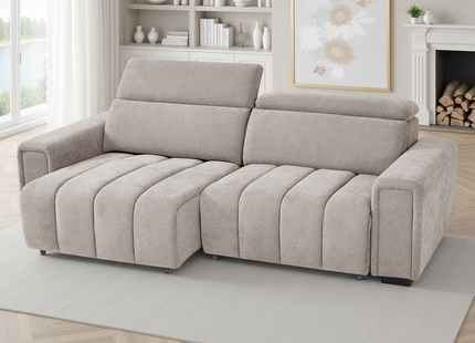 Molly Electric Sofabed Beige 3 Seater