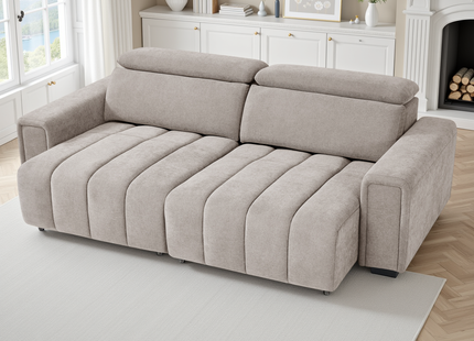 Molly Electric Sofabed Beige 3 Seater