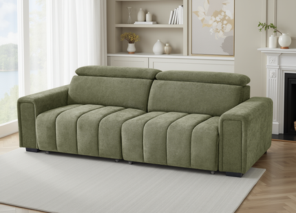 Molly Electric Sofabed Green 3 Seater