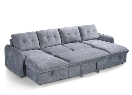 Moscow Sofabed Grey U Shape Corner