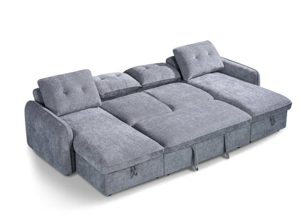 Moscow Sofabed Grey U Shape Corner