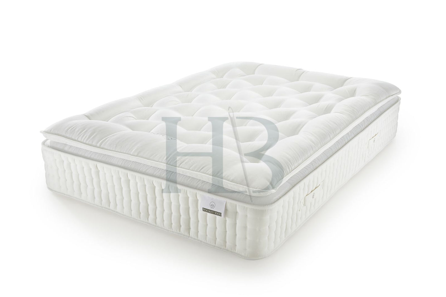 Hyder Beds Natural 3000 Pocket Sprung Pillow Top Mattress