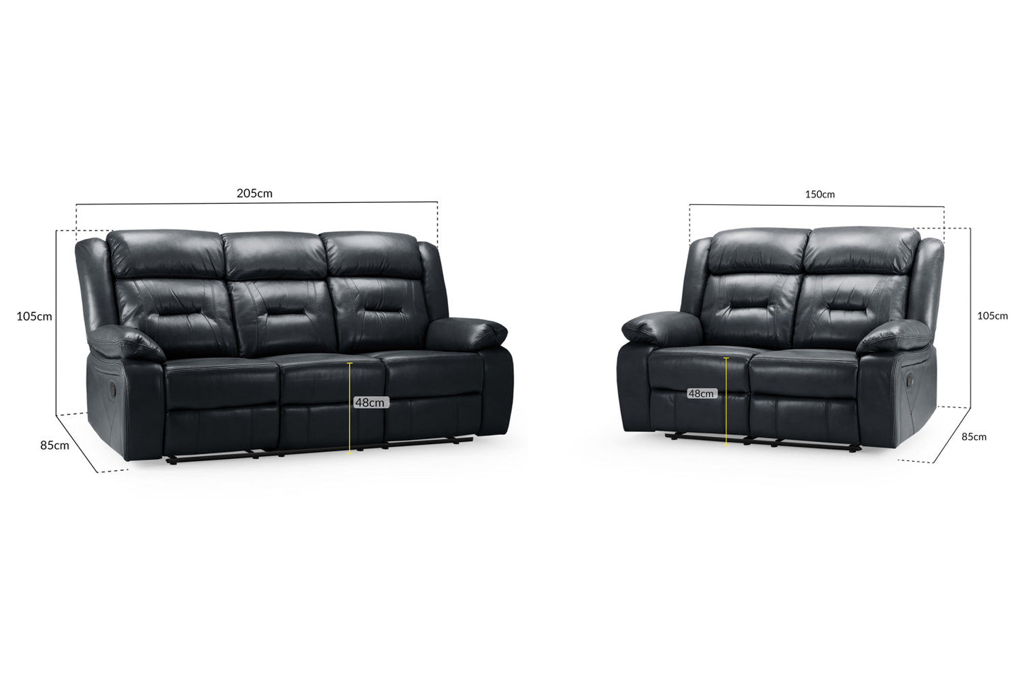 Novie Recliner Sofa 3+2SET