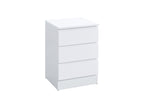 3 Drawer / White