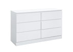 6 Drawer / White