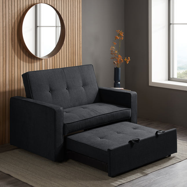 Otto Sofa Bed in Grey – Stylish 3‑Seat Sofa Bed