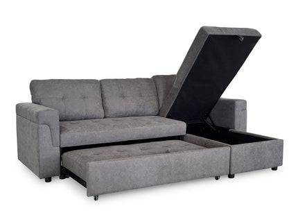Omniya Sofabed Grey Universal Corner