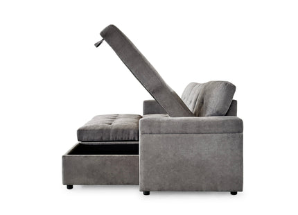 Omniya Sofabed Grey Universal Corner