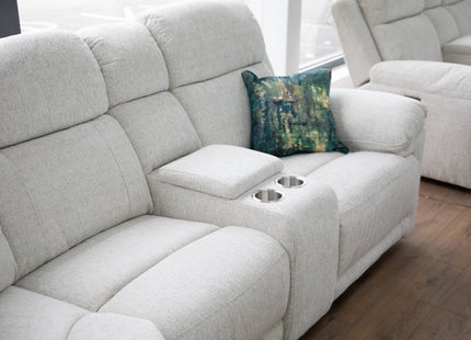 Owen Electric Recliner Sofa Beige Large Corner