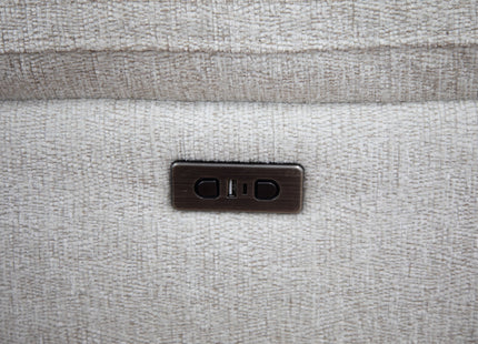 Owen Electric Recliner Sofa Beige Large Corner