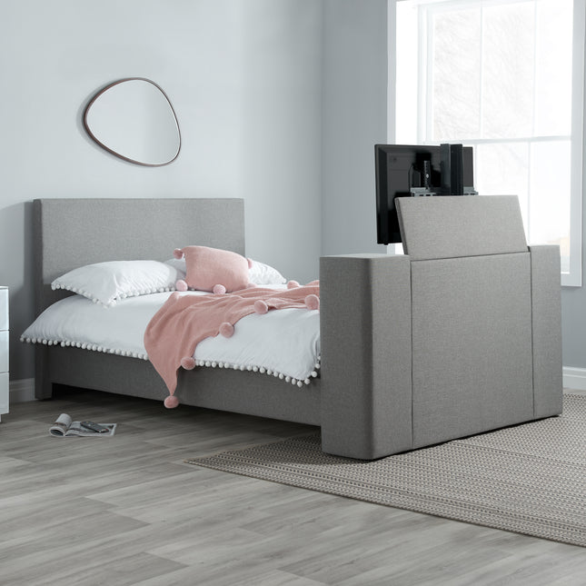 Plaza Fabric TV Bed – Double & King UK