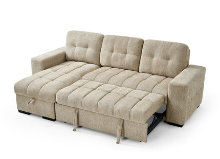 Palermo Universal Corner Sofabed Beige