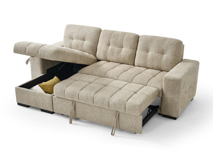 Palermo Universal Corner Sofabed Beige
