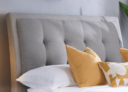 Shelby Fabric Bed Frame in Grey