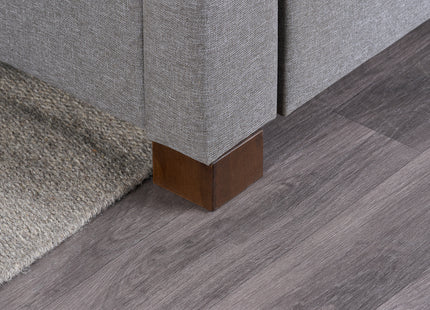 Shelby Fabric Bed Frame in Grey