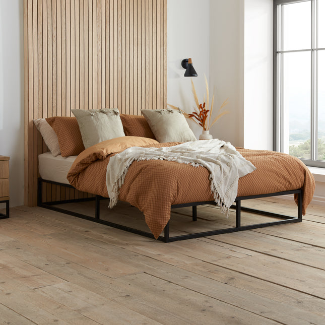Soho Metal Platform Bed in Black