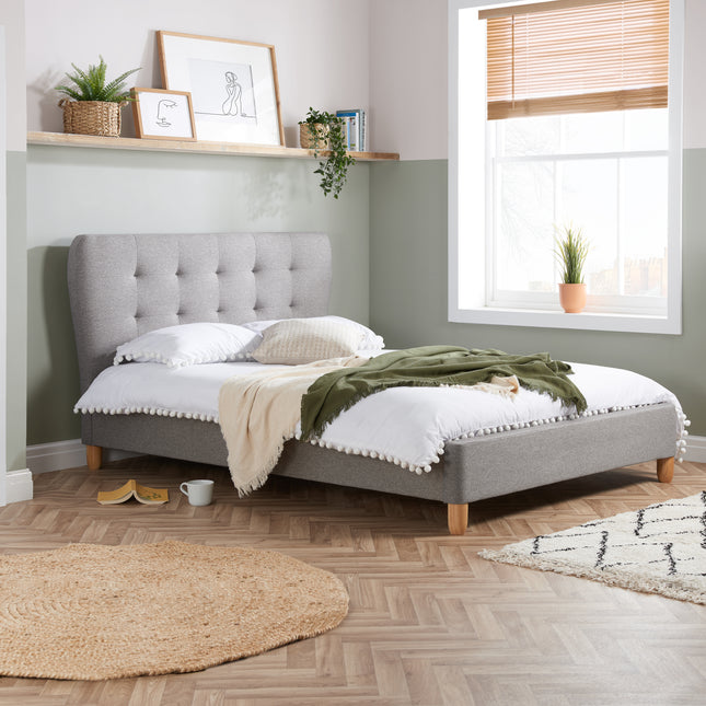 Stockholm Bed Frame in Grey