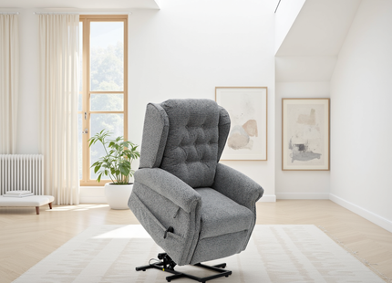 Sienna Rise and Recline Chair Grey