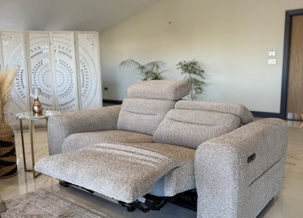 Tokyo Electric Recliner Beige 2 Seater