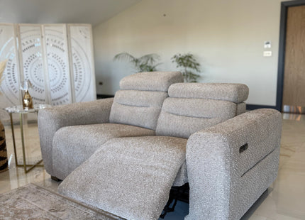 Tokyo Electric Recliner Beige 2 Seater