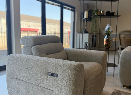 Tokyo Electric Recliner Grey Armchair