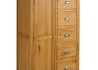 1 Door 5 Drawer / Oak