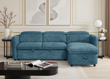 Capri Sofabed Blue Universal Corner