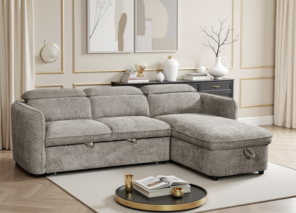Capri Sofabed Grey Universal Corner