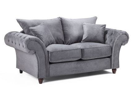 Windsor Fullback Sofa Grey 2 Seater