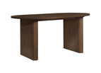 Walnut / AXEL OVAL FLUTED DINING TABLE