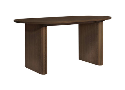 Axel Oval Fluted Dining Table